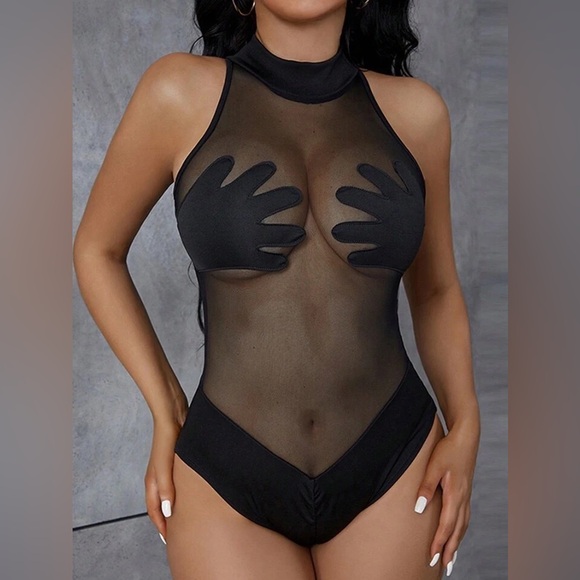 Hands OFF Mesh Bodysuit - Picture 2 of 6